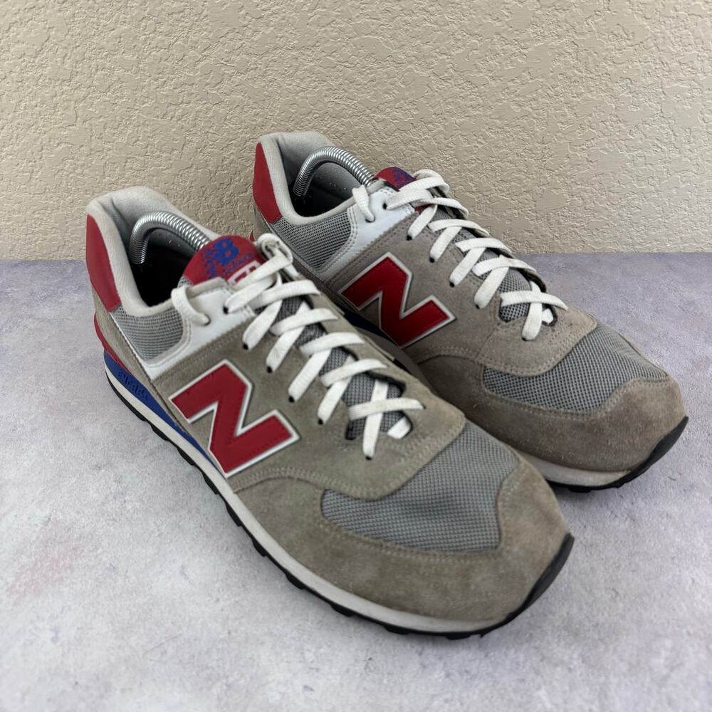 New Balance 574 Core Men’s 11.5 ML574MOX Gray/Red